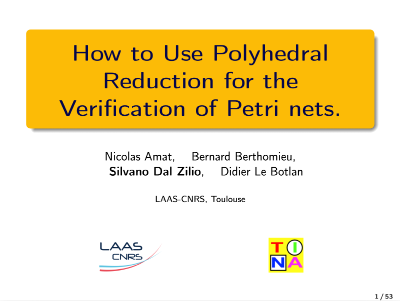 Polyhedral reductions presentation